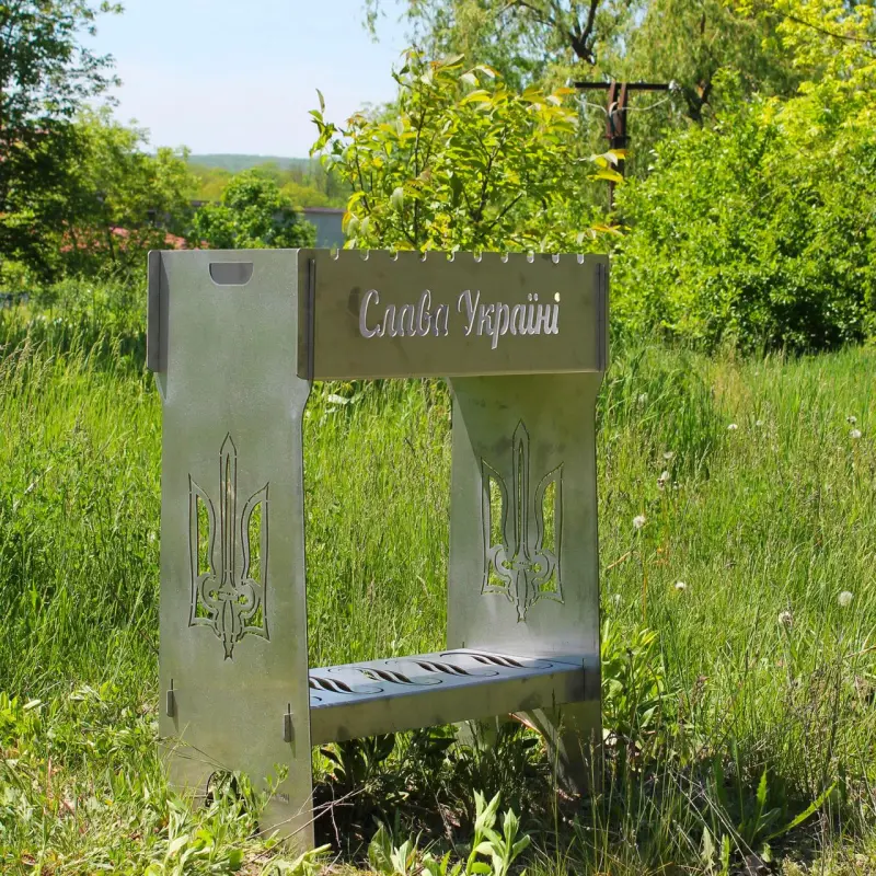 МАНГАЛ РОЗБІРНИЙ ВИСОКИЙ (з нержавійки) — 12.0