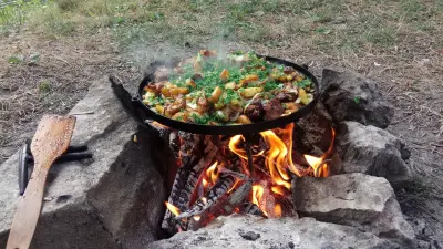 Сковорода з отвором для швидкого приготування — 40см