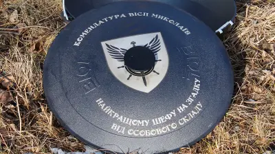 Лазерне маркування на кришку казана